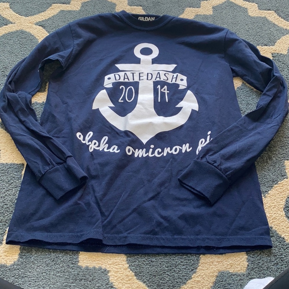 Alpha Omicron Pi Date Dash Long Sleeve